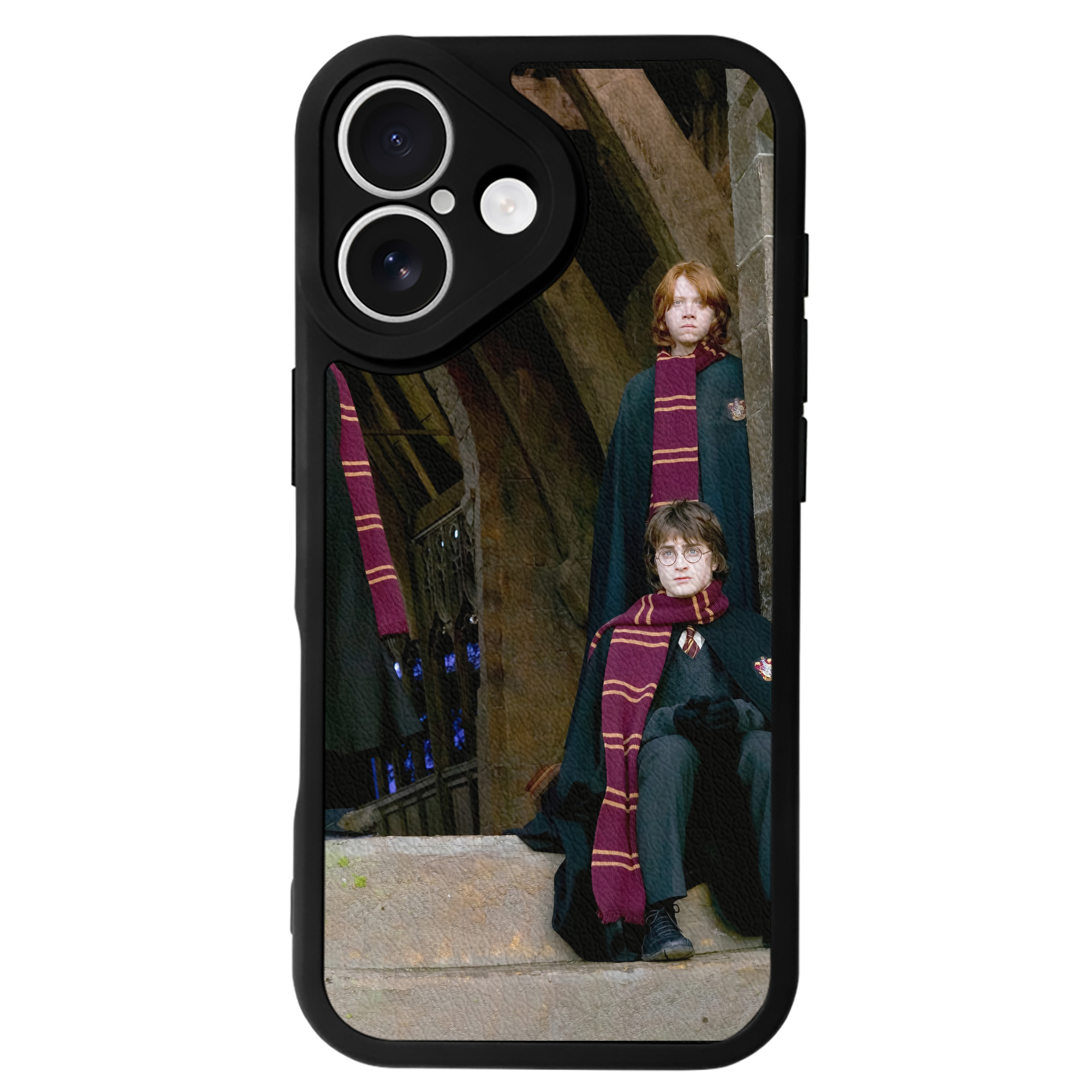 （画像用） Harry Potter ハリー・ポッターシリーズ 【iPhone 16シリーズ対応】シリコンスマホケース（レザー調） 材質：シリコン